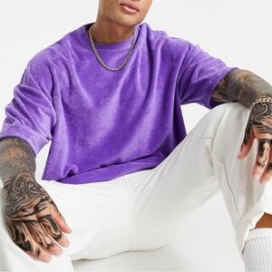 Vibrant Purple Crewneck T-Shirt